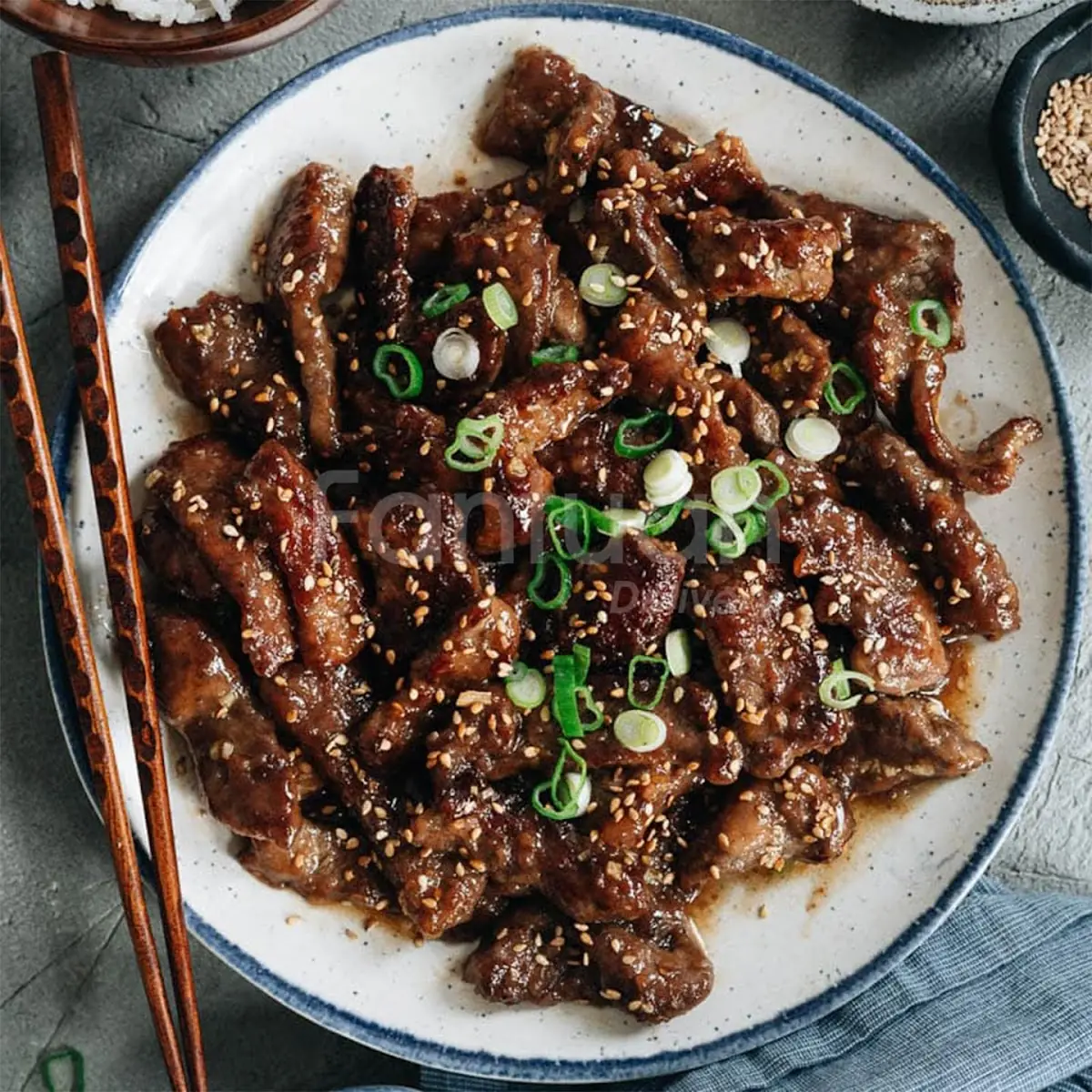 Mongolian Beef 葱爆牛